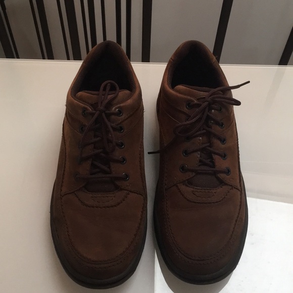 Great “Rockport” Rich Brown Leather Mens Shoes main image 4